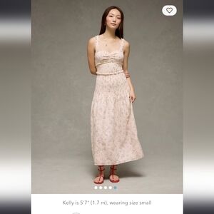 American Eagle Floral Maxi Dress Size Medium